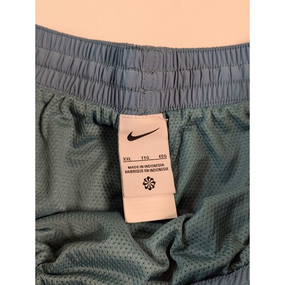 Nike Solid Icon Men's XXL 5" Volley & Swim Trunks NESSB636-344 Teal Blue - Picture 5 of 6